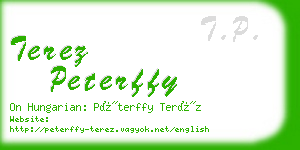 terez peterffy business card